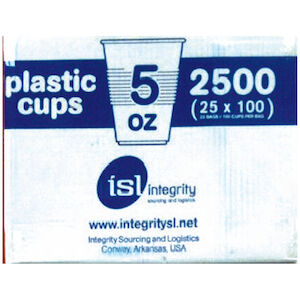 CUP 5 OZ PLASTIC 2500/CS